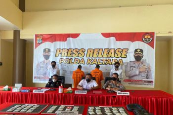 Polda Kaltara amankan dua pucuk senpi dari tersangka kasus narkoba