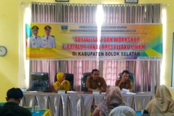 Solok Selatan sosialisasikan katalog elektronik pada UMKM