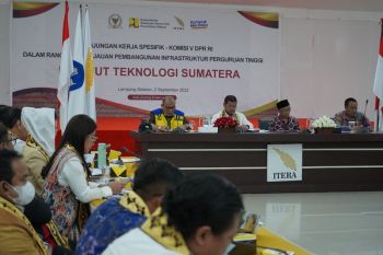 Komisi V DPR RI kunjungi Itera, komitmen dukung pembangunan kampus