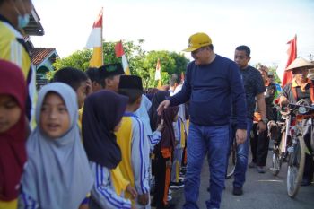 Bupati Lampung Tengah gelar Bunga Kampung di Kecamatan Bekri
