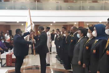 Pengurus KONI Kota Jayapura periode 2022-2026 dilantik