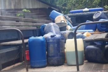 Polres Nabire amankan enam terduga penimbun BBM jenis Pertalite