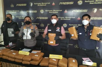 Polisi gagalkan penyeludupan ganja dalam truk limbah