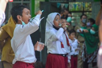 Peringati HKGN, 20.000 siswa se-DIY gosok gigi serentak