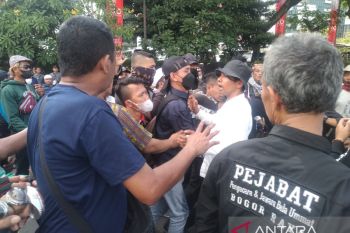 Satu orang diamankan terkait ketegangan antar massa dalam unjuk rasa di Jakarta