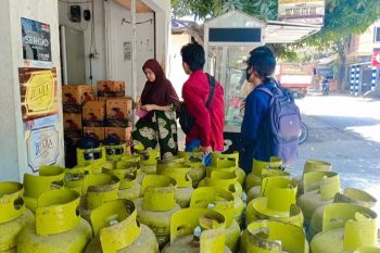 Harga eceran elpiji tiga kilogram di Kota Mataram stabil