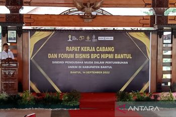 Hipmi diharapkan terus berkontribusi bagi pertumbuhan UMKM di Bantul