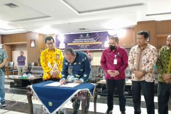 Wabup Inhu teken PKS dengan DJP dan DJPK terkait pemungutan pajak dan daerah