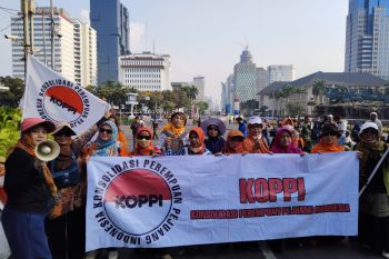 Emak-emak suarakan kegelisahan soal dapur di Patung Kuda