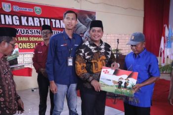 Pemkab Banyuasin-BRI sebar 60 ribu Kartu Tani ke petani