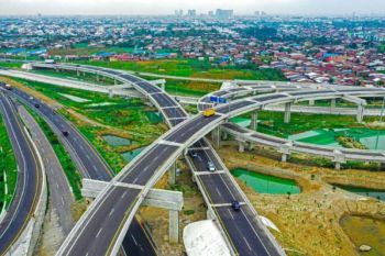 Volume kendaraan di Tol Medan-Binjai Sumut naik tiga kali lipat