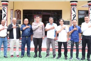 PWI Simalungun audensi ke Polres Simalungun