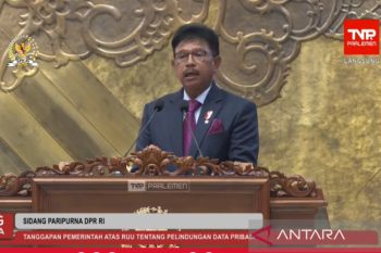 Menkominfo: Pengesahan UU PDP menandai era baru tata kelola data pribadi di Indonesia