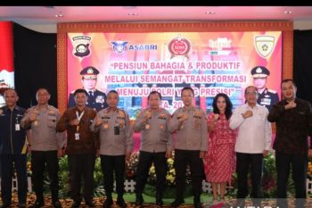 Polda Sumsel membekali personel keterampilan bertani
