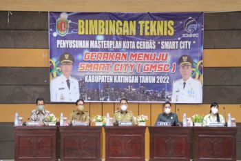 Jaringan internet serat optik di Katingan telah terpasang sepanjang 162 Km