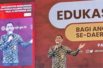 OJK imbau Bhayangkari di Sulteng  waspadai penawaran investasi ilegal
