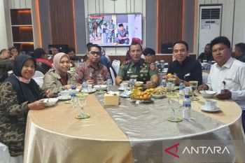 Sinergitas Kodam XIV/Hasanuddin dengan insan pers