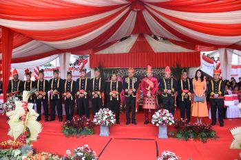 Danlantamal VIII hadiri peringatan HUT ke-58 Provinsi Sulut