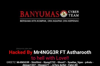 Situs resmi Bawaslu di Sumbar diretas hacker
