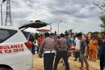 Pengendara motor tewas tertabrak truk di Jalan Lintas Sumatera