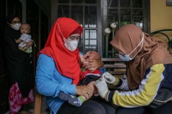 Imunisasi anak di kota Bandarlampung telah lampaui target