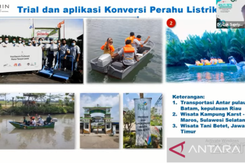 BRIN kembangkan perahu listrik untuk para nelayan