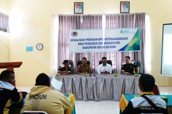 BPJamsostek gandeng PWI Solok Selatan sosialisasikan program ke wartawan