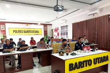 Polres dan PWI Barut ikuti seminar Literasi Cerdas dan Aman Media Digital