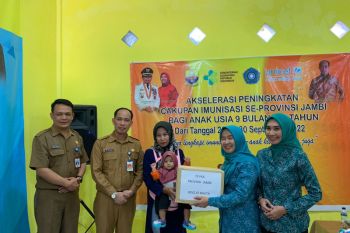 PKK Jambi ajak warga bawa anak untuk imunisasi campak rubella