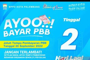 Pemkot Palembang ingatkan warga bayar PBB jika tidak ingin didenda