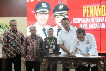 Kemenkumham Jateng teken MoU penyelenggaraan pelayanan publik di MPP Semarang