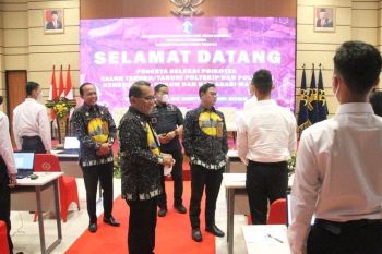 Calon taruna Poltekip/ Poltekim jalani seleksi psikotes