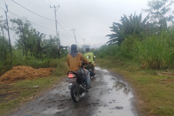 Jalan di selatan IPDN di Lombok Tengah belum tersentuh aspal