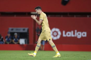 Lewandowski cetak gol, Barca kalahkan Mallorca