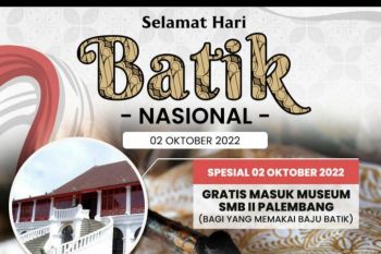 Pengelola museum SMB II Palembang gratiskan pengunjung berbatik