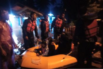 Sejumlah rumah warga terendam banjir di Kota Solok