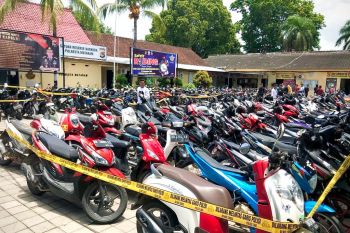 Balap liar di jalanan Kota Mataram, 282 kendaraan motor diamankan polisi