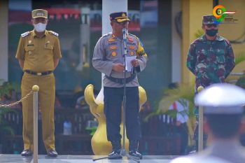 Wabup Morut Hadiri Gelar Pasukan Operasi Zebra Tinombala 2022 di Mapolres