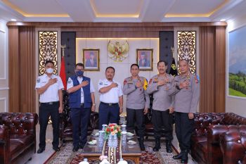 Kapolda Lampung terima kunjungan GM ASDP Cabang Bakauheni