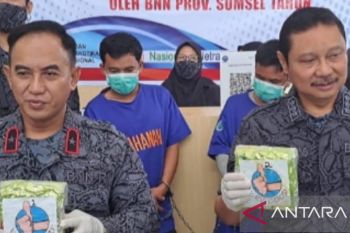 BNN gagalkan pengiriman paket 5 Kg sabu di Musi Banyuasin