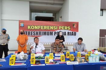 Polisi nyatakan perakit bom di Inhu tak terkait jaringan teroris