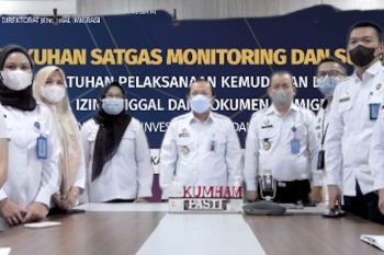 Kakanwil Kemenkumham Sumsel hadiri pengukuhan Satgas Monitoring dan Supervisi Keimigrasian