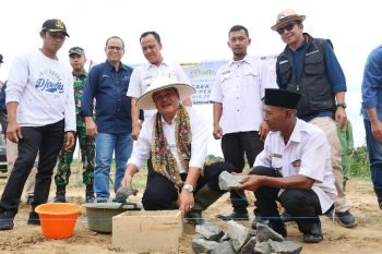 Bukit Asam bangun PLTS irigasi sawah di Lampung Tengah