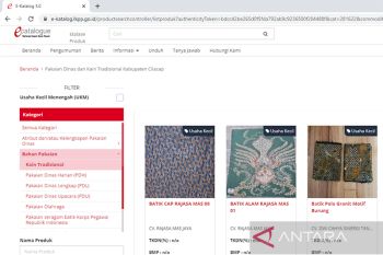 Pemkab Cilacap mulai manfaatkan e-Katalog belanja produk lokal