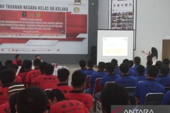 Rutan dan Polres Kolaka gelar penyuluhan hukum bagi warga binaan