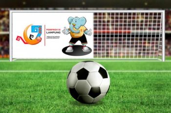 Sepak bola dan futsal tetap dipertandingkan pada Porprov Lampung