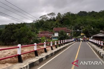 Gempa, Sungai Cibareno di perbatasan Jabar dengan Banten meluap