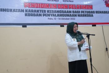 Pemkot Palu  perkuat karakter petugas rehabilitasi korban narkoba