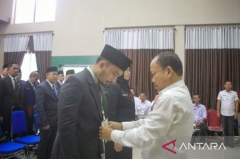 Diwajibkan memiliki kompetensi manajerial, 63 pejabat Meranti diberi PKA