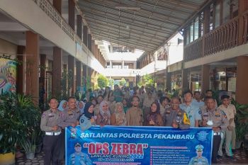Satlantas Pekanbaru-Jasa Raharja imbau pelajar tak bawa kendaraan